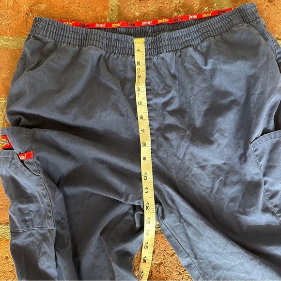 Dickies EDS Signature Women Scrubs Blue Pant Natural Rise Pull-On Size XL - Picture 13 of 16